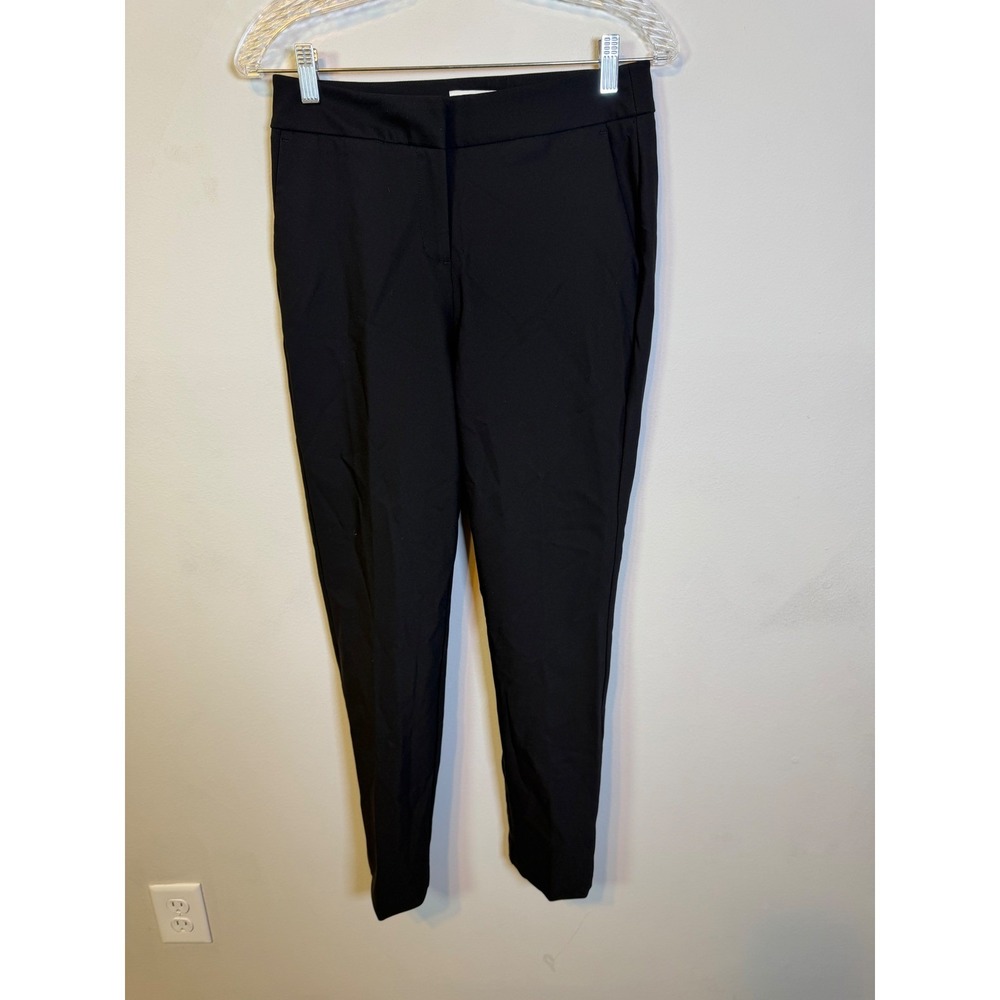 Rachel Zoe Womens Tapered Dress Pants Stretch Black Size 2